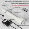 Ventilator de evacuare mini casnic pentru găuri de aer condiționat (75/63/50) - Ideal pentru Dormitoare Mici