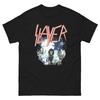 Slayer Sos Crucifixion Pattern Printed Unisex TShirt Casual Street Style Cotton TShirt Suitable For Metal Enthusiasts