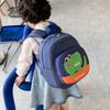 Adorable Cartoon Print Canvas Backpack For Kids With Comfortable Air Cushion Straps