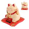 Solar Powered Cute Waving Cat Good Luck Wealth Welcoming Cats Home Display Car Decor