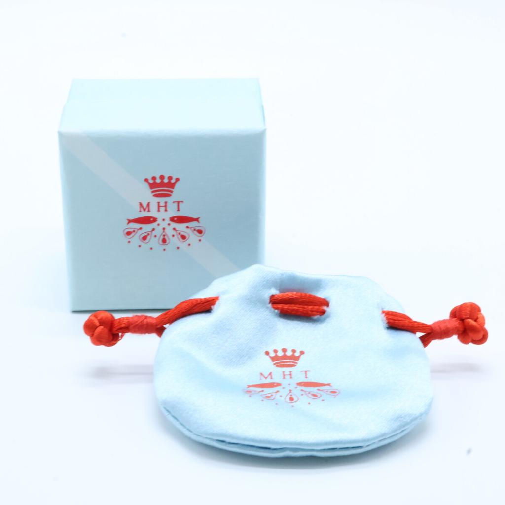 Marie-Helene de Taillac 22K żółte złoto Pierścionek miniaturowy księżniczki z opalem ognistym Żółte złotoUżywany