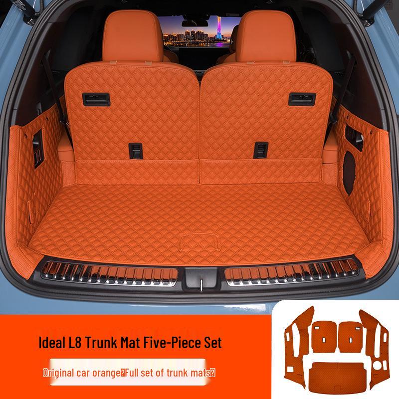 Ideal L8 Trunk Mat: Full Coverage Tail Box Liner for Car Interior Modification