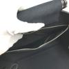 HERMES Kabak Elan PM Shoulder Bag Tote Bag Leather/Canvas Dark navy