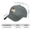 Himalaya Katze Baseballkappen Mode Verwaschene Denim Hüte Outdoor Verstellbare Kappe Sport Baseball Cowboyhut für Männer Frauen