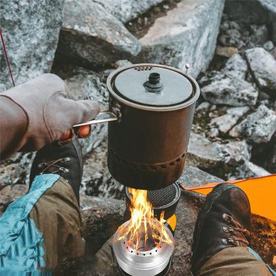 Portable Camping Alcohol Stove with Cover, Aluminum Alloy Spirit Stove with Lid, Lightweight Stove Mini Alcohol Stove
