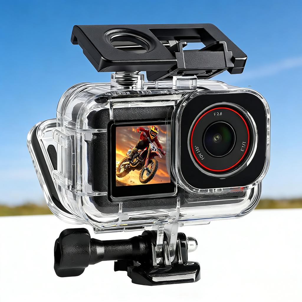 55 in 1 Action Camera Accessories Kit for DJI Osmo Action 5 Pro/4/3 Carrying Case Selfie Stick Tripod Waterproof Case