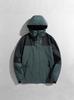 Unisex Windproof Waterproof Hooded Patchwork Jacket for Spring & Autumn
