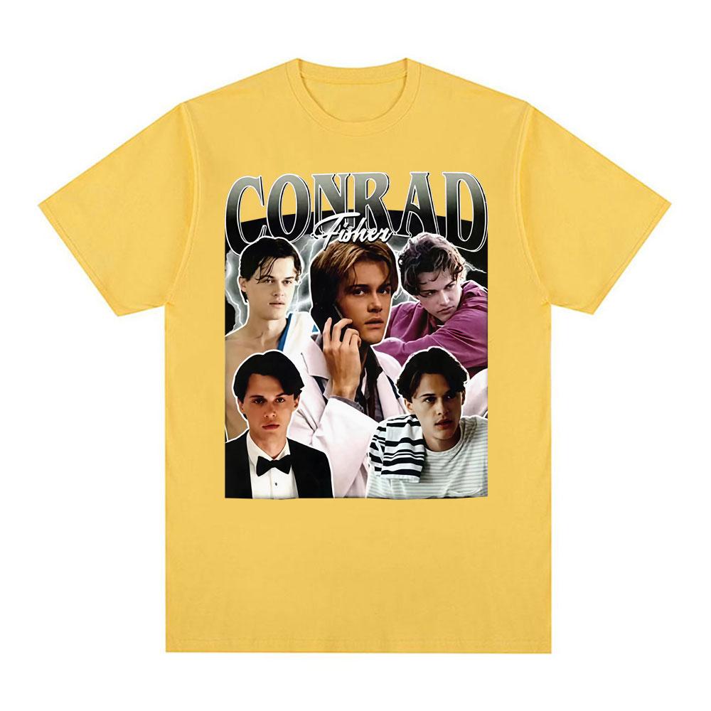 Conrad Fisher Cousins Beach Retro Graphic T Shirt Unisexs Clothing Fashion Gothic Cool Tshirts Unisex Casual Cotton Oversized Tshirt