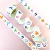 500 Sheets/Roll Eight Patterns Circular Underwater Animals Roll Stickers Cartoon Fish Children'S Handmade Stickers
