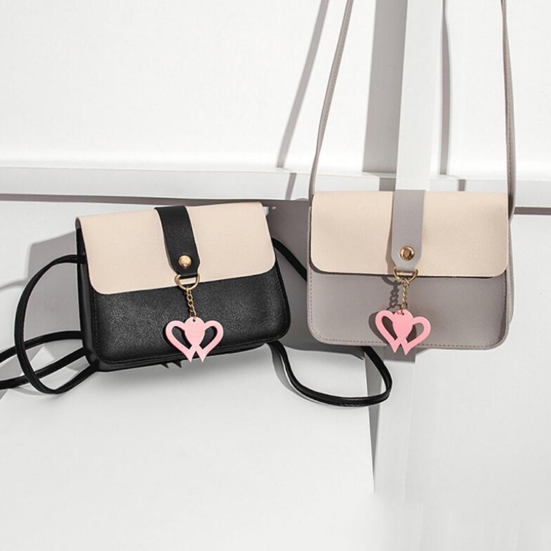 Korean  Women'S Cute Heart Sling Bag