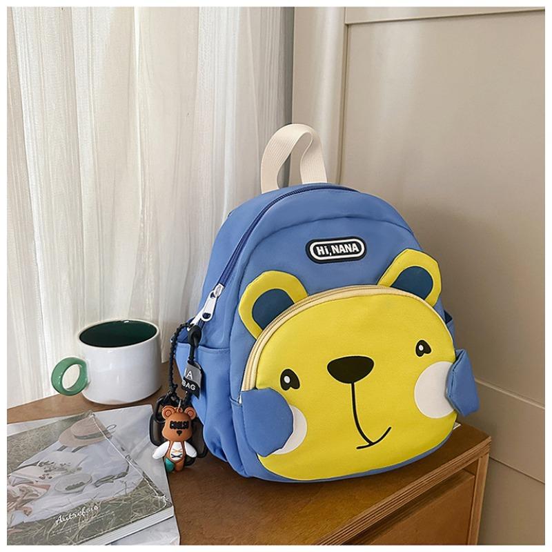 The new schoolbag is high-value, fresh and sweet, cute cartoon bear backpack, grade 1-3 student lightweight travel backpack.