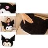 Soft Plush Kuromi Pillow Cute Sanrio Decoration For Gift