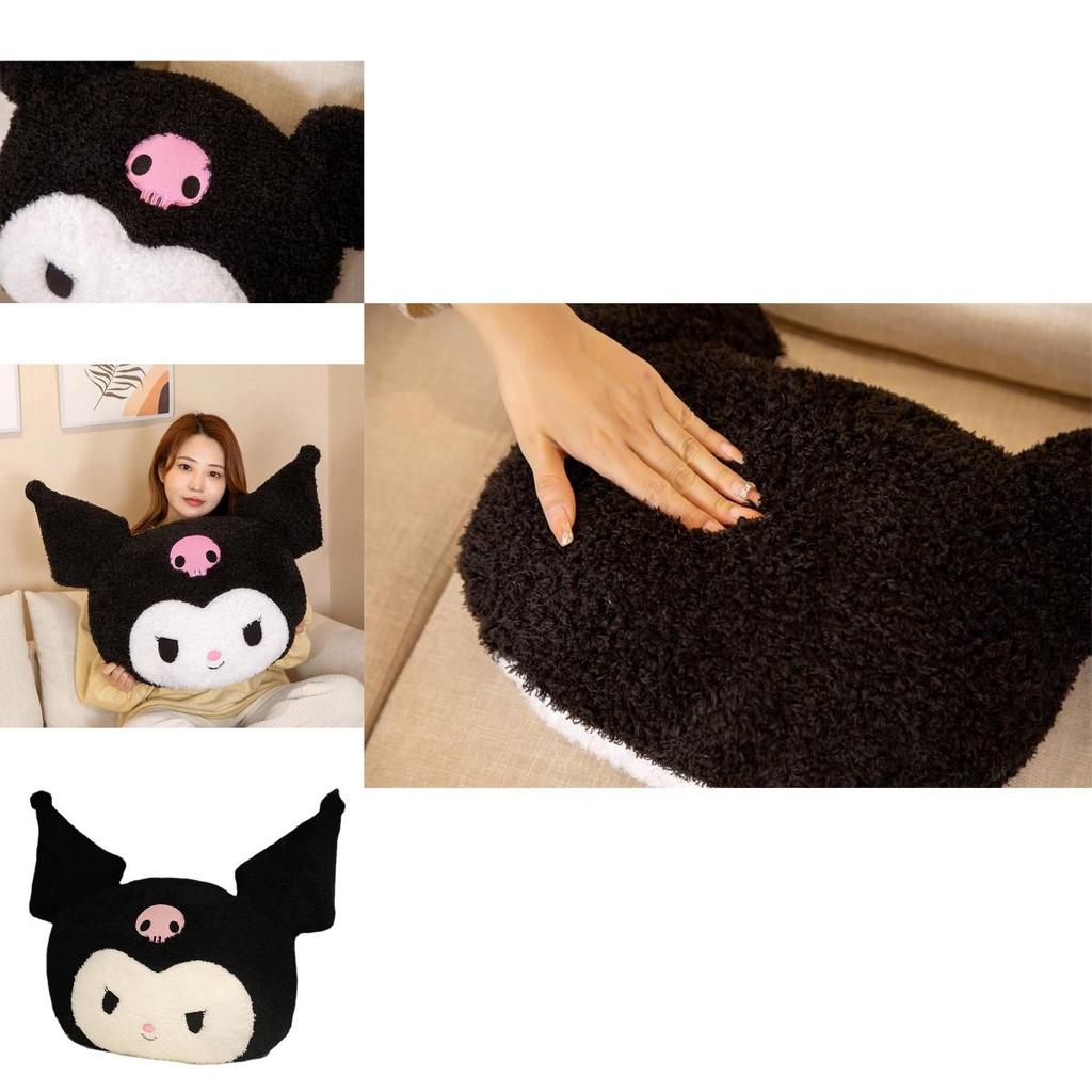 Soft Plush Kuromi Pillow Cute Sanrio Decoration For Gift