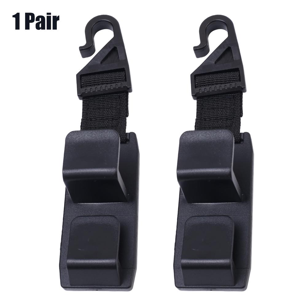 

Многофункциональный задний крючок для автомобиля, 2 шт. чёрный