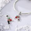 Charm Elegant Copper Champagne Cocktail Pendants Bead Fits Charm Plata Genuine Bracelets Bead Women Jewelry Crafting
