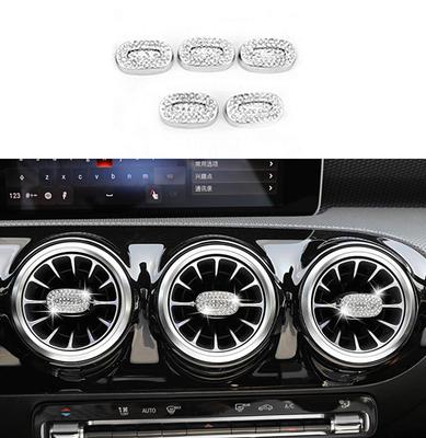 HAILWH Bling Interior Accessories Rhinestone Accessories Applique Cover for Mercedes Benz A Class GLB