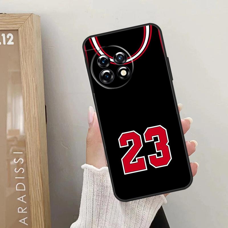 Basketball Number 23 Case For OnePlus 12 11 9 10 Pro 9RT 10T 10R 12R OnePlus Nord 2 CE 3 Lite CE4 N10 N20 Cover