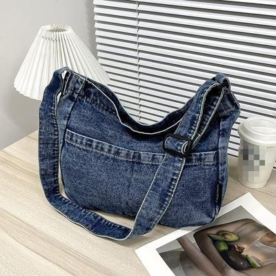 Ladies Washed Denim Bag Crossbody Bag Shoulder Bag