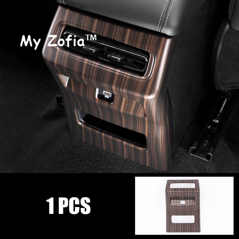 For GWM HAVAL H7 2025 2026 Car ABS Peach Wood Grain Gear Shift Box Panel Cover Case Trim Frame Stickers Decoration Accessories