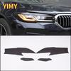4x Car Blackened TPU Lamp Film Headlight Protective Film Suitable for BMW 5 Series G60 2024+