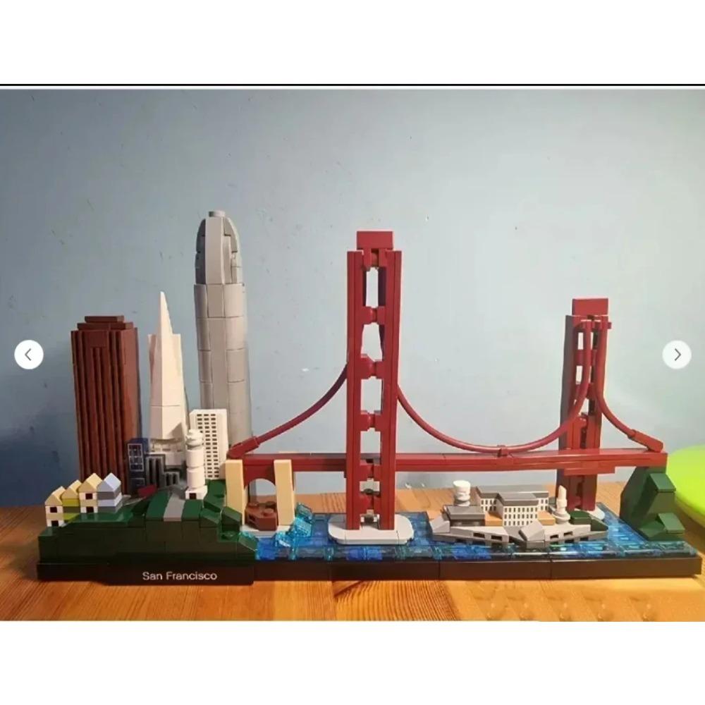 New York London Pairs Dubai City Skyline Building Blocks 21052 21044 21028 21034 21032 21027 Construction Bricks Set