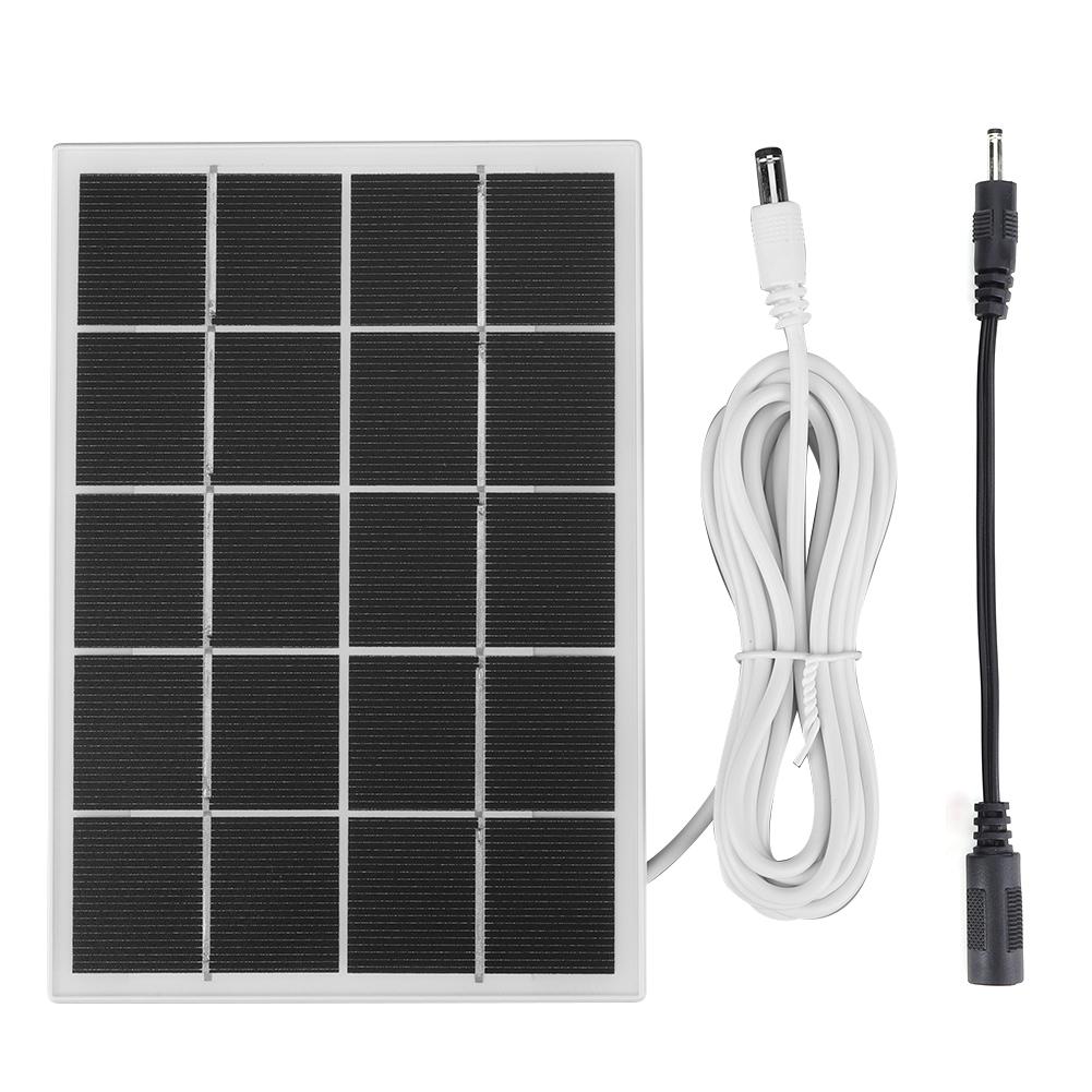10W Solar Panel Charger Waterproof Solar Panel for Ring Camera 360° Adjustable Wall Mount for Ring Stick Up Cam/Spotlight Cam