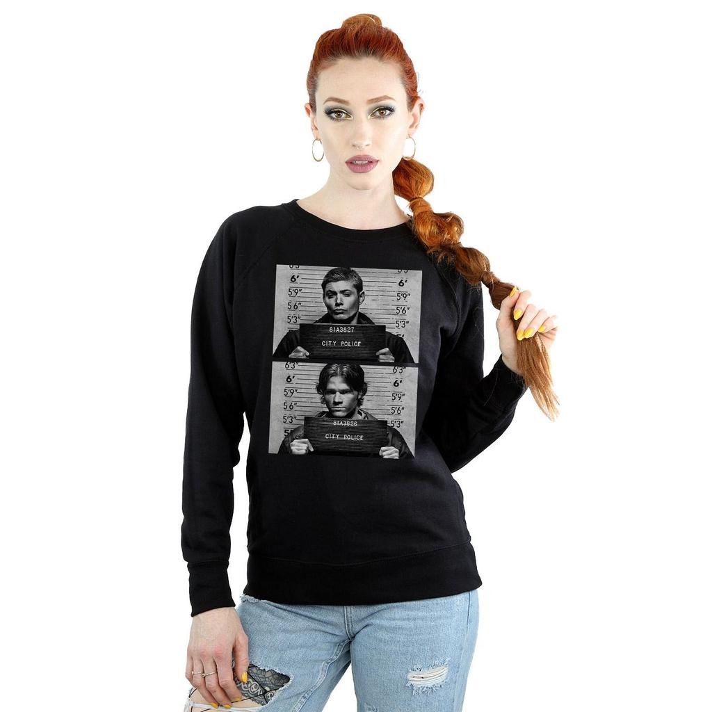 Supernatural Womens/Ladies Winchester Mugshot Sweatshirt