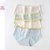 Fenteng Women's Pure Cotton Mid-Waist Antibacterial Briefs
