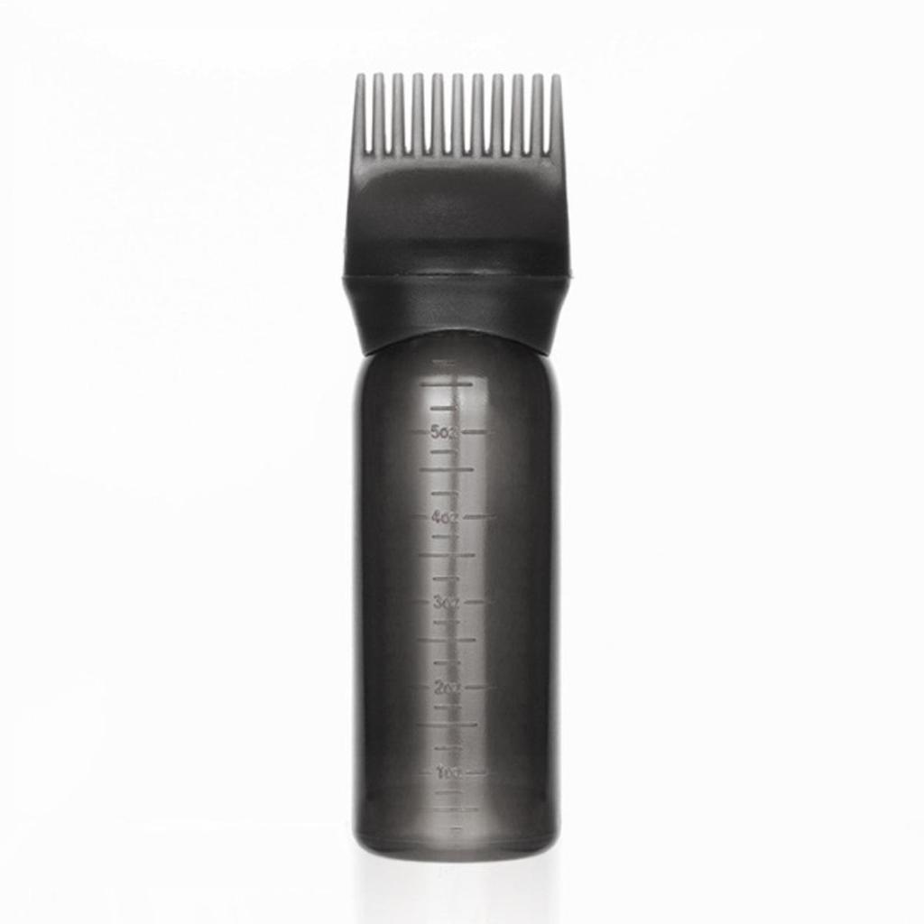 Multi-Color Hair Dye Bottle with Comb & Scale - Easy Press Application