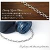 [Shinjuku Gin No Kura] Eternity Figaro Chain Silver 925 Anklet, 26cm, Rhodium-Coated, Simple, Men's