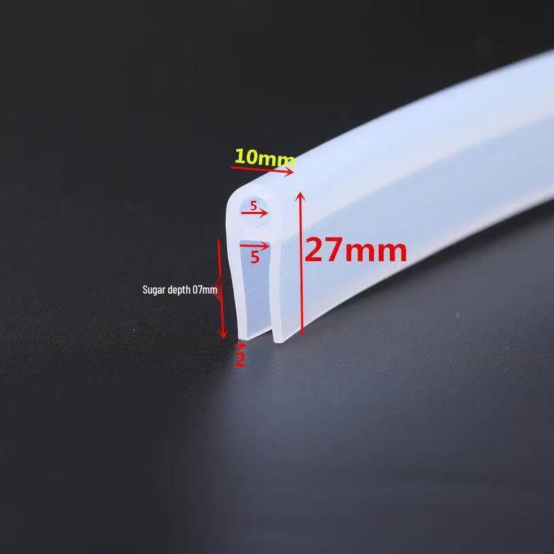 Rongyu Silicone Anti-Collision Edge Sealing Strip (5mm Slot, 50m)