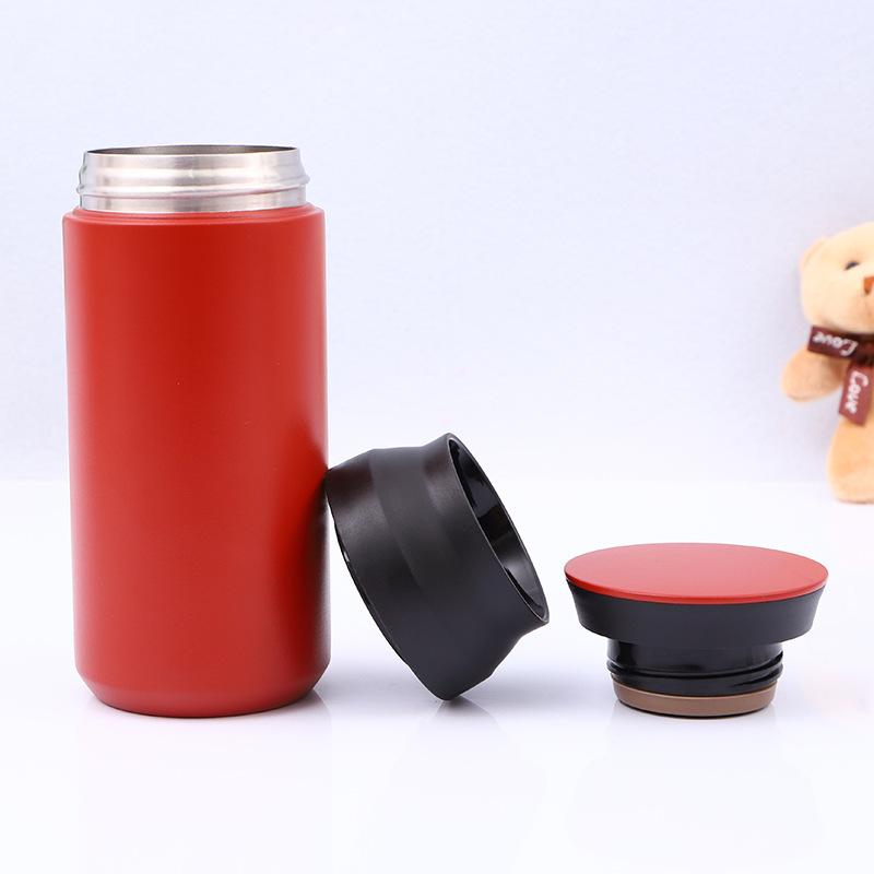 350ML Thermos Edelstahl Kaffeetasse Vakuumflasche Outdoor Mode Tragbarer Reisebecher Wasserflasche