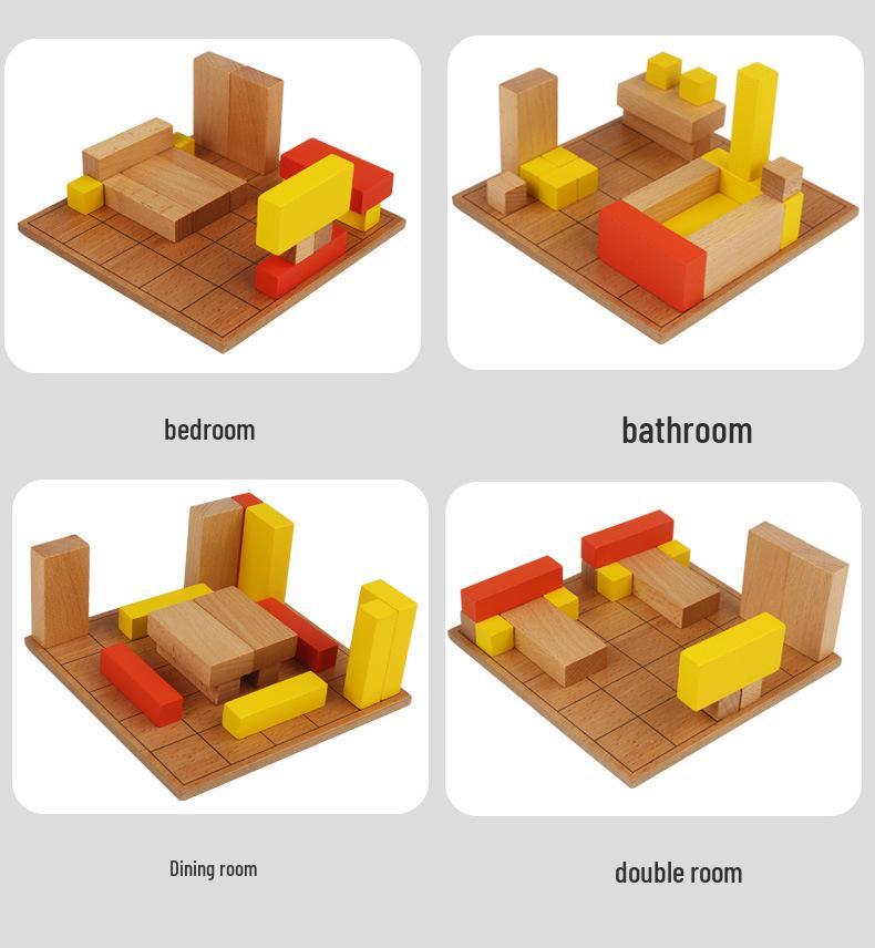 Montessori Geometric Blocks: Enhance Children's Hands-On and Thinking Skills with Parent-Child Interaction.