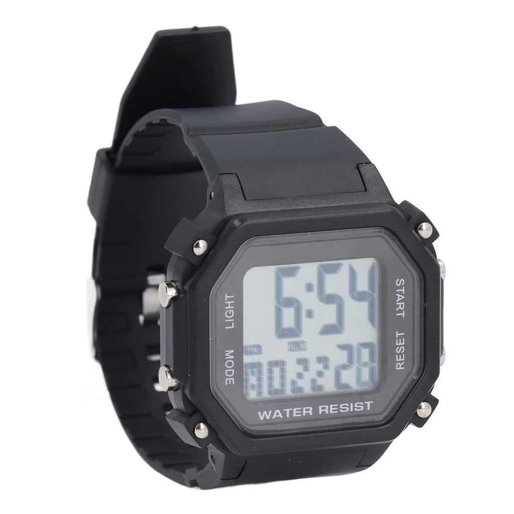Unisex Digital Watch LED Luminous Stopwatch Chronograph Alarm Shock and Drop Resistant 50M