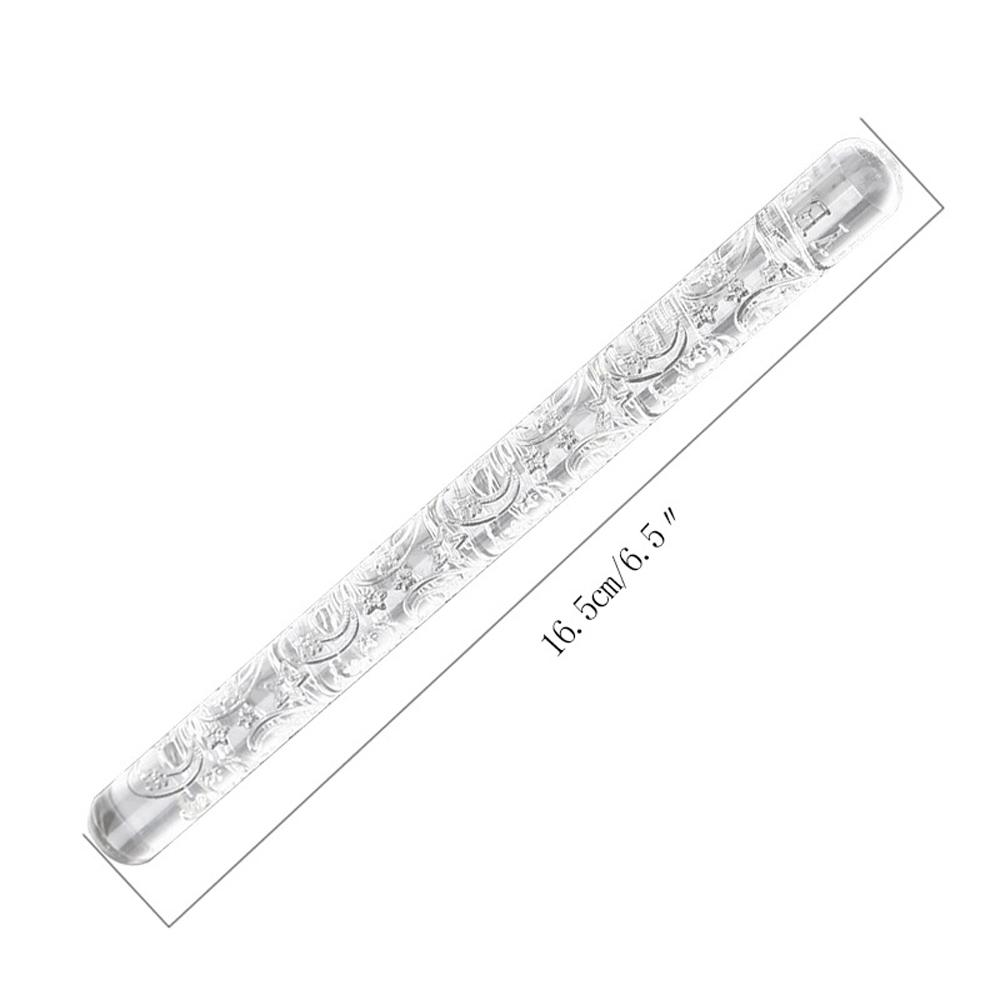 21 Styles Hot Sell Decoration Acrylic Pastry Roller Embossing Rolling Pin Baking Tools