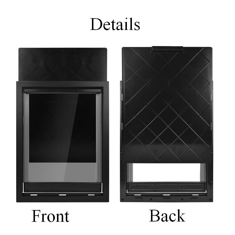 Inner Flap 30*19.2cm Dog Door for Wooden Doors HQ ABS Flame PVC Enter Outer Anti Raining Cover Insulated Cold Weather