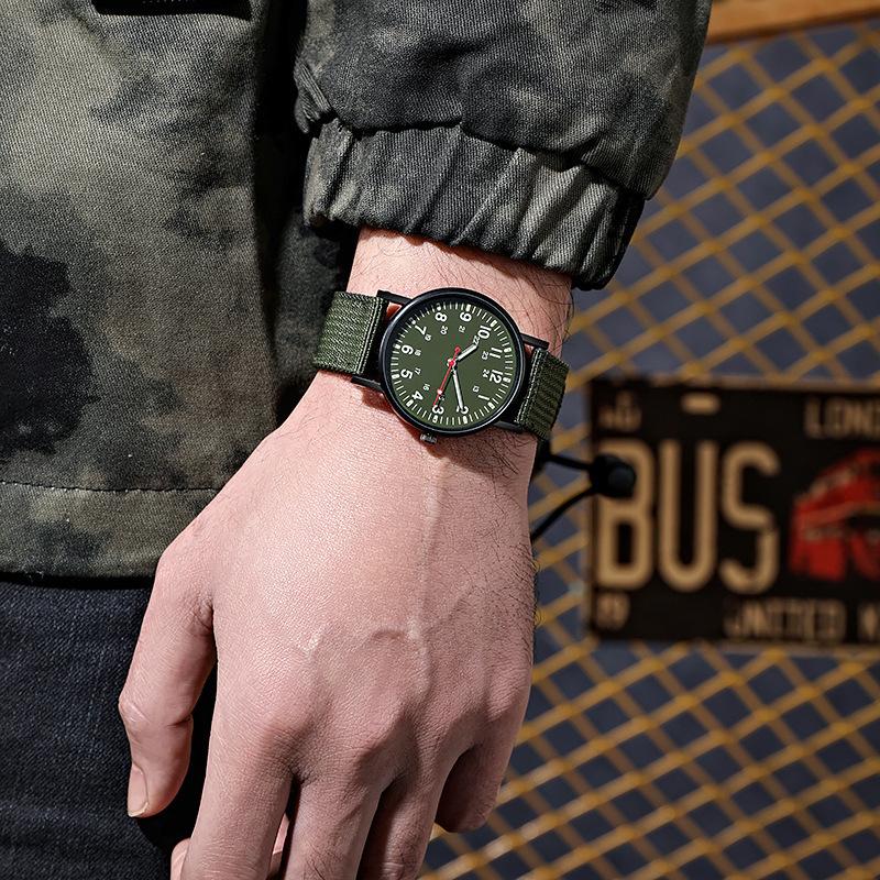 Men's Waterproof Luminous Running Alarm Clock Watch
