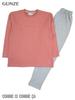 Gunze CI Comme CA Cotton Long Mini Gray Women's 100% Loungewear, Sleeves, Pants, Fleece,