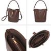 High End Fashion Handbag Bag for Women New Retro Simple Lock Bucket Bag Niche Crossbody Shoulder Bag