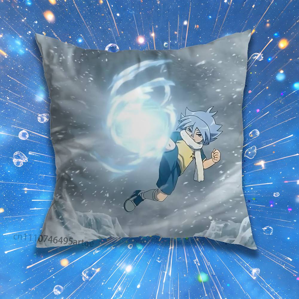 Sports Anime Captain Tsubasa Pillow Case Living Room Sofa Cushion Cover Suitable For Home Bedroom Room Decoration