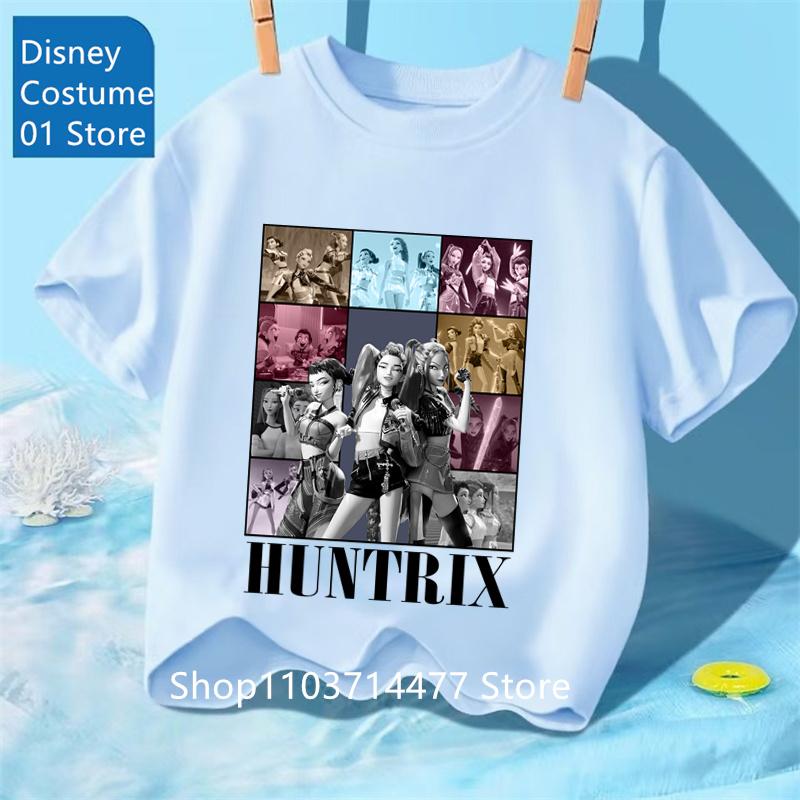 2025 Kids T-shirt K-Pop Demon Hunters Tiger Shirt Fans Gift Toddler Girl Boy Demon Hunters Tiger