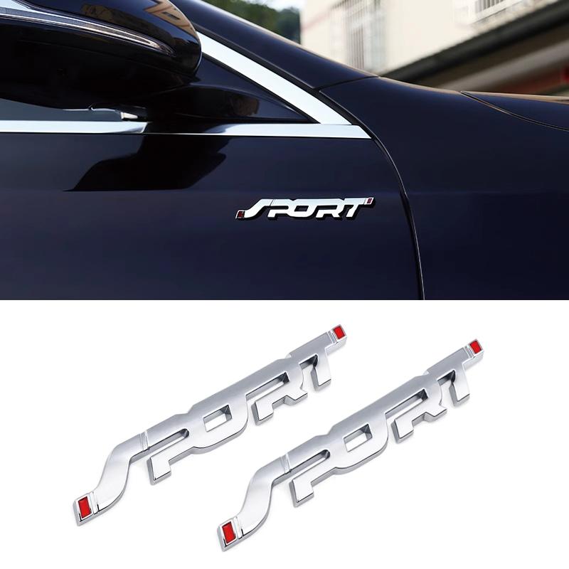 Příslušenství k autu Nálepka Styling Kov 3D Auto Auto Kufr Závodní Módní Sportovní Slovo Písmeno Logo Znak Odznak Samolepka