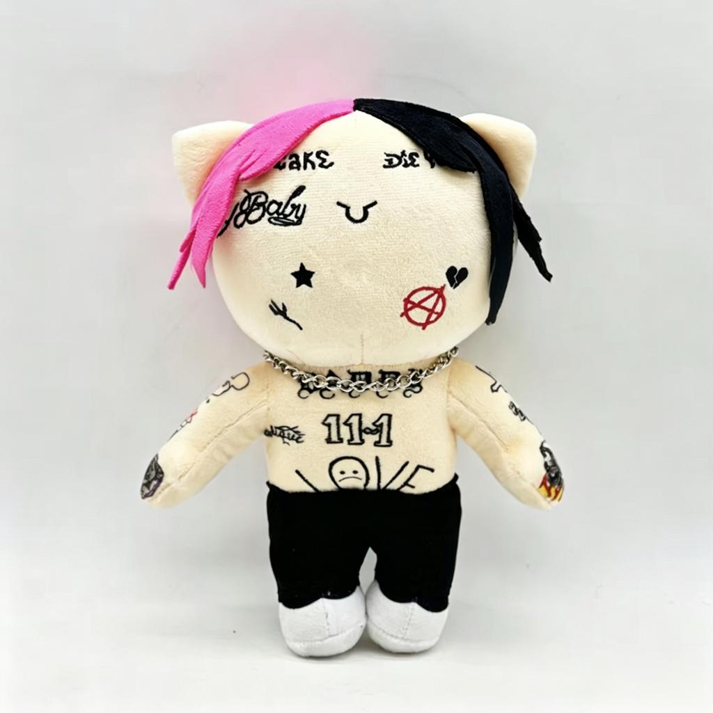 New 26Cm Lil Peep Plush Doll Figure Stuffed Toys Cute Boys Girls Fans Collect Gifts