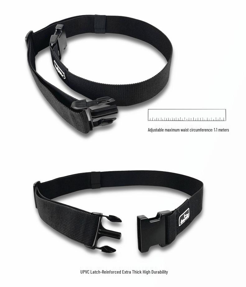Nylon Electrician Tool Belt with Hardware Back Support and Thickened Wear-resistant Waist Bag