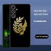 Monster Hunter Wilds Phone Case For Samsung Galaxy S25 S24 S23 S22 S21 S20 Plus Ultra Note20 Soft Black