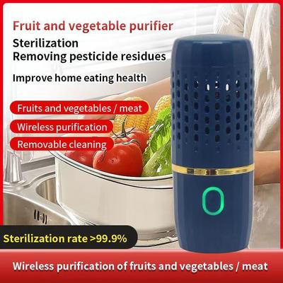 Portable Wireless Vegetable & Fruit Purifier: Sterilizes and Removes Pesticide Residue for Cleaner Produce