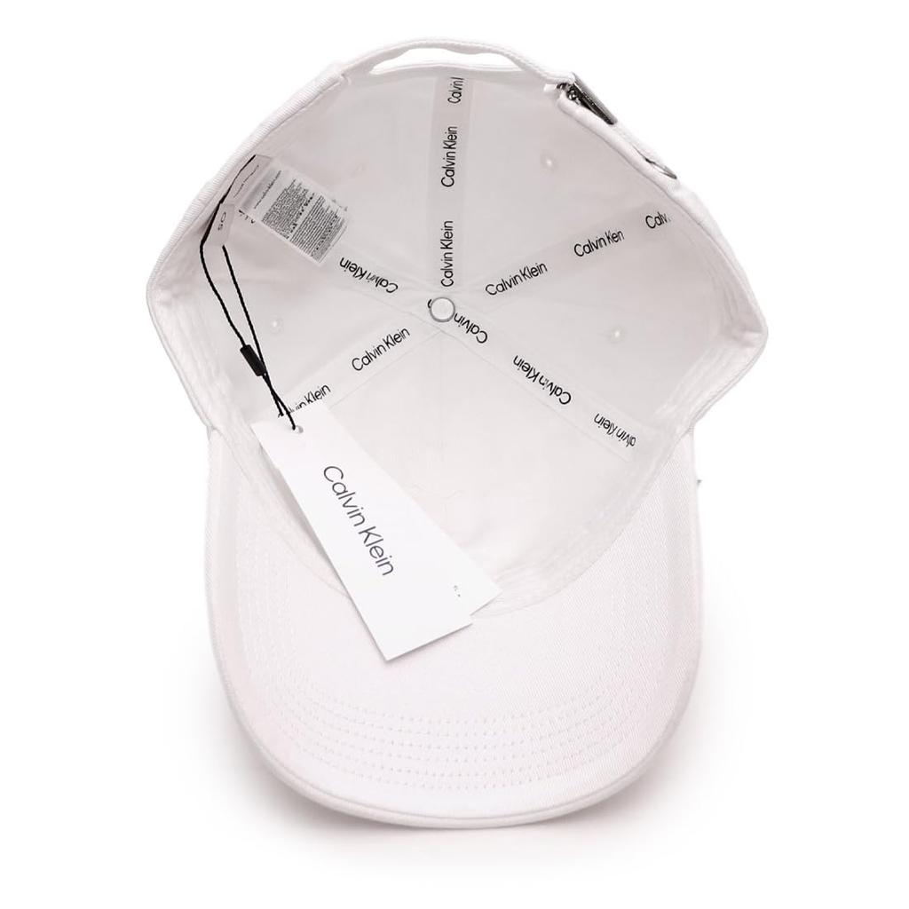 Calvin Klein CK Cap with Logo for Men and Women Embroidery, White, Unisex, [Used]