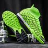 Soccer Boots Men'S High Top Teen Spikes and Broken Nails Training Sneakers