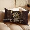 2D Leopard Print Rectangle Pillow Cover Suitable For Sofa Bedroom Car Pillow Cover Cushion Rectangular Back Cushion