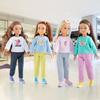 Coffret luna shopping corolle girls - poupée mannequin - 6 accessoires - 28 cm - dès 4 ans